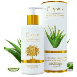 Elysius Naturkosmetik – Bio Aloe Vera Gel 99% heilt und kühlt die Haut
