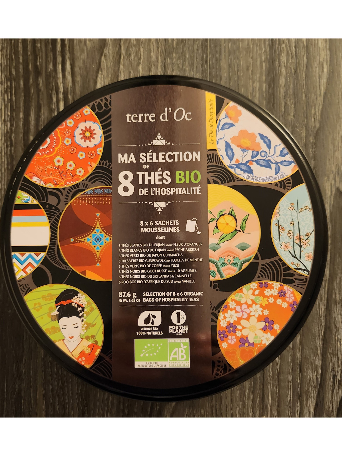 Terre d'Oc Ma Sélection de 8 Thés Bio de l'hospitalité – Beauty Flash SHop Online