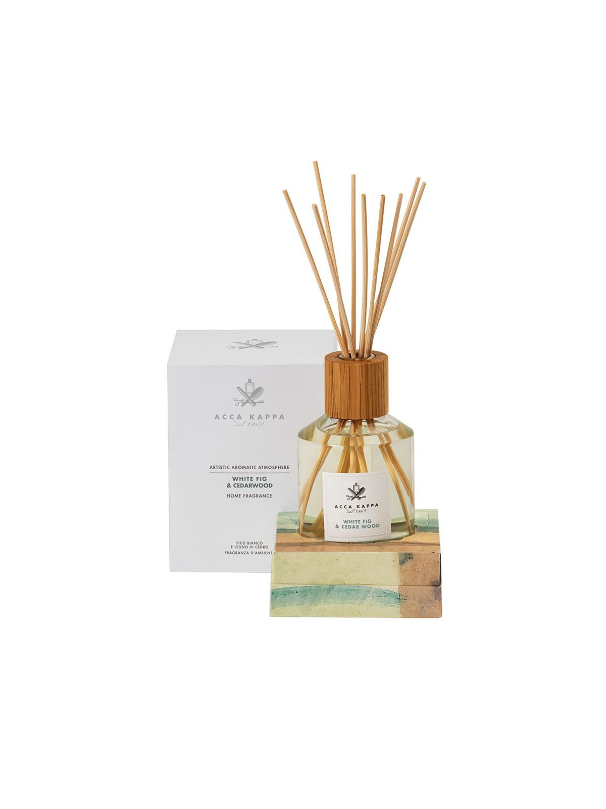 Acca Kappa dal 1869 Fico Bianco & Legno di Cedro Diffuser – Beauty Flash Shop Online